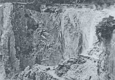 Dorothea Quarry - it's deep.
